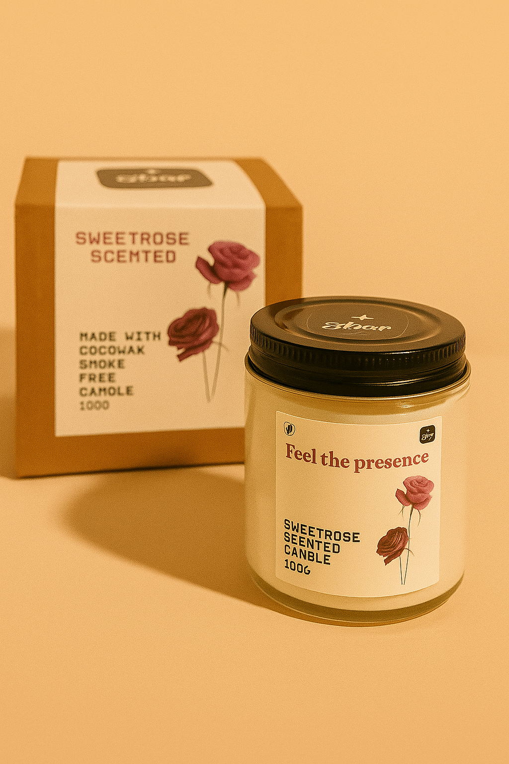 Gharstore Rose Scented Candle