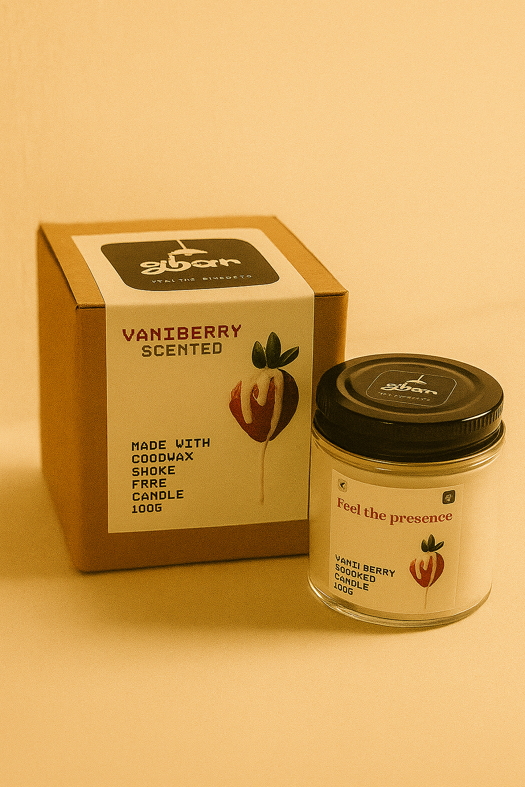 Gharstore Vaniberry Scented Candle