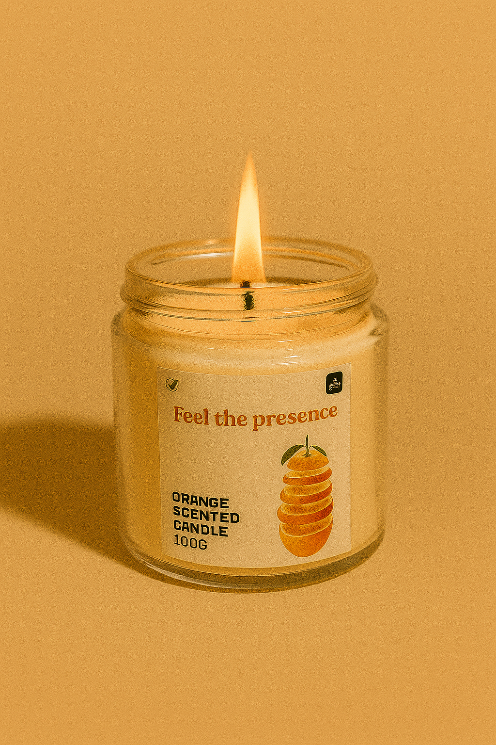 Gharstore Orange scented Candle