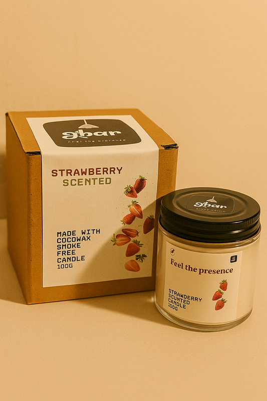 Gharstore strawberry scented Candle