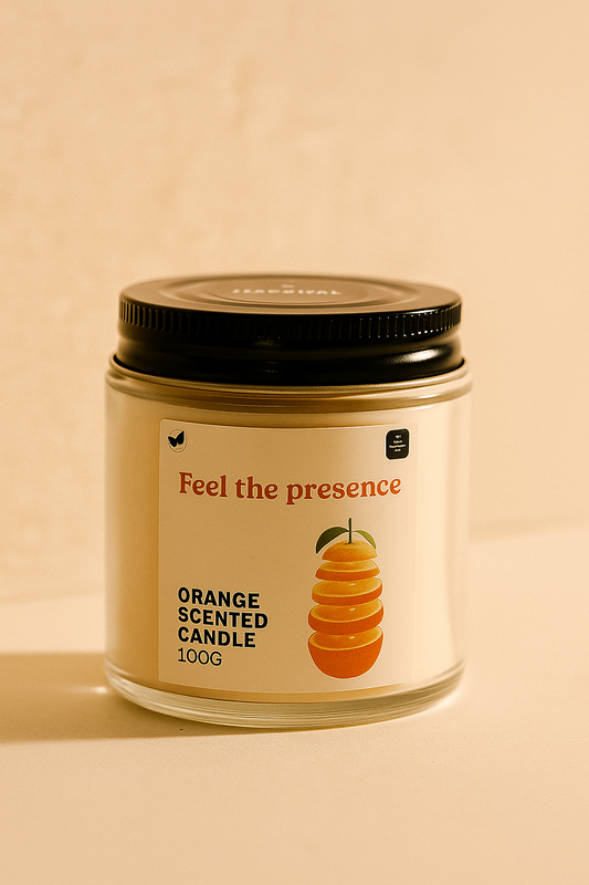 Gharstore Orange scented Candle